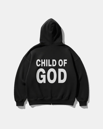Child of God – Black Zip Hoodie