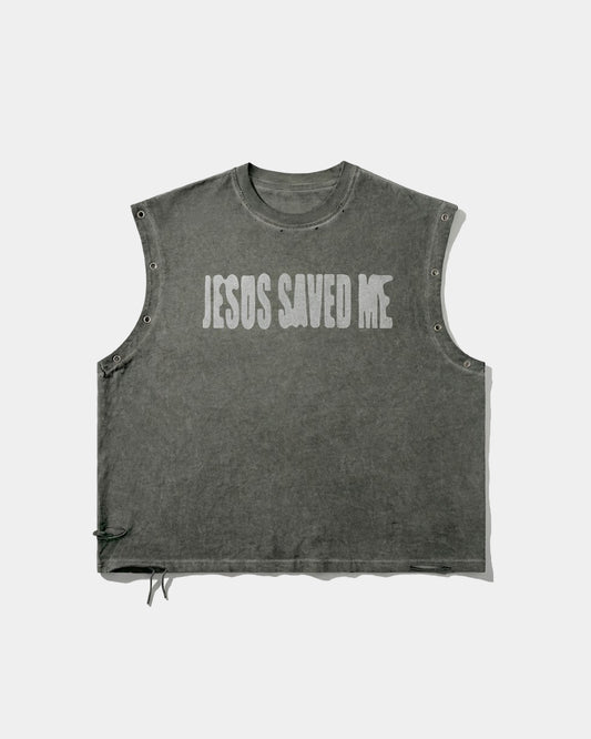 Jesus Saved Me – Distressed Tank