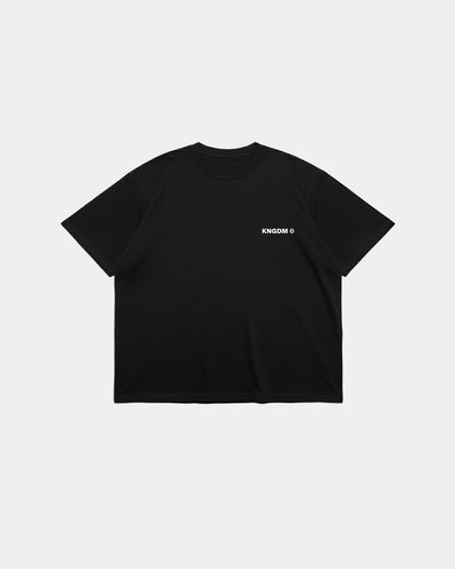 Saint – Black Boxy Tee V.2